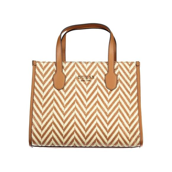Guess Jeans Marrone Polyester Women's Women's Handbag